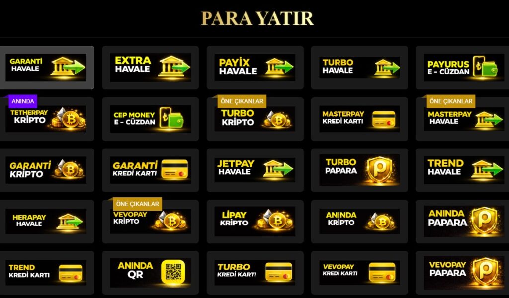Lordcasino yatırım yöntemleri